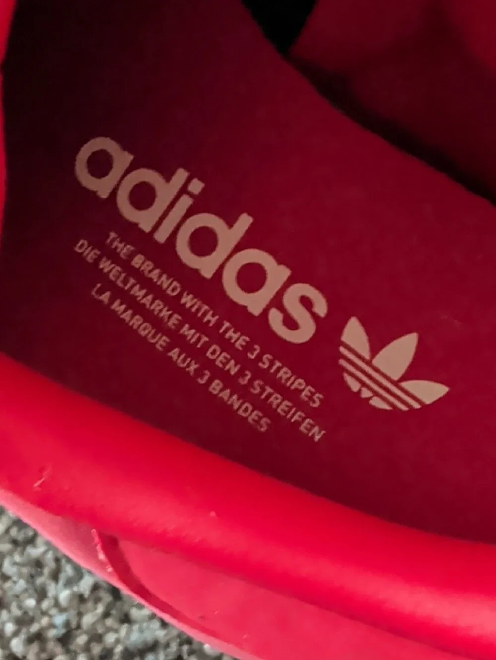 adidas Women's Red Pineapple-Print Shell-Toe Sneakers